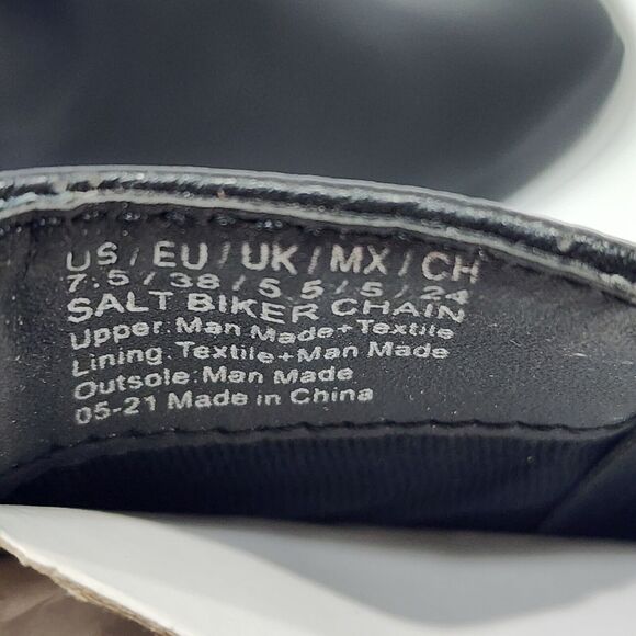 Kenneth Cole REACTION Salt Biker Chain Chelsea Boots Black US 7.5 M - Picture 10 of 14